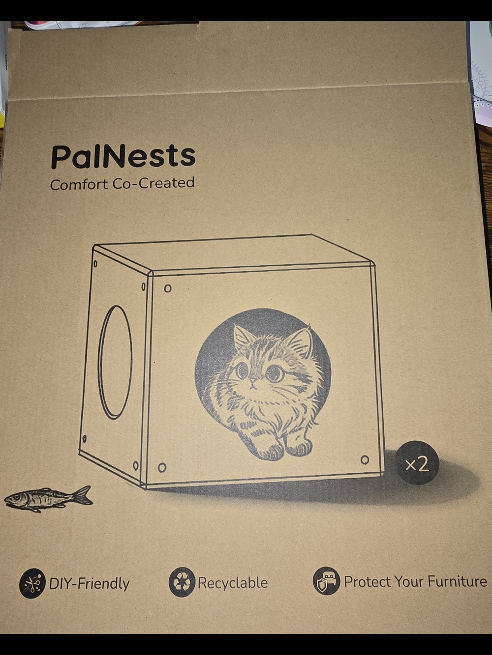 PalNests Brand New Cardboard Cat Houses 2-Pack Read Description